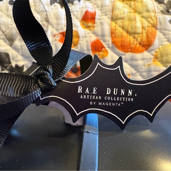 Rae Dunn Black Bone Butter Dish with White Tray - Picture 2 of 3